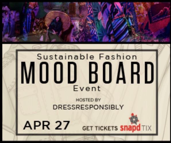 Sustainable Fashion Mood Board  and Clothing Swap